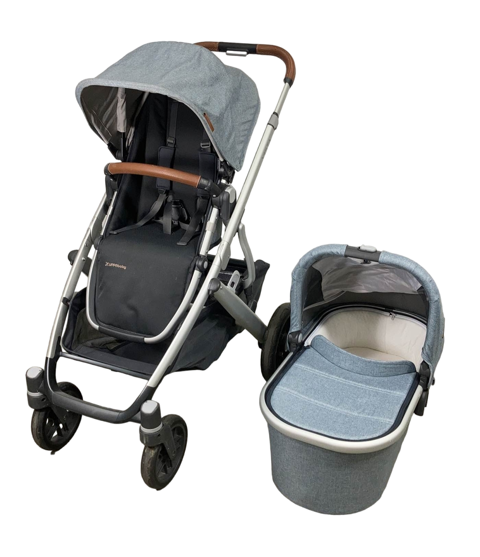 UPPAbaby VISTA V2 Stroller, 2019, Gregory (Blue Melange)