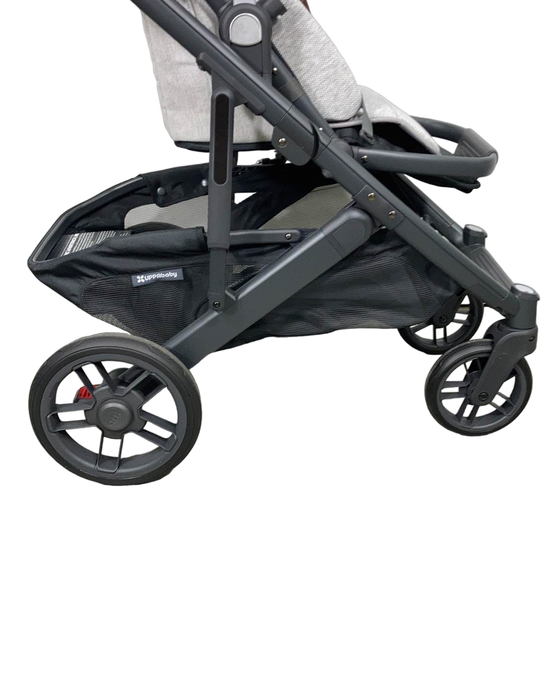 secondhand UPPAbaby CRUZ V2 Stroller, 2023, Anthony(White and Grey Chenille)