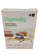 Shop Ingenuity Foldaway Rocking Wood Bassinet, Wallace at GoodBuy Gear