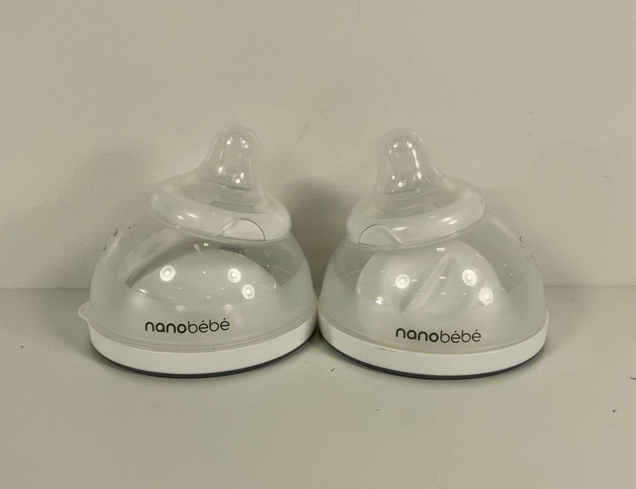 used Nanobébé Breastmilk Baby Bottle, Grey