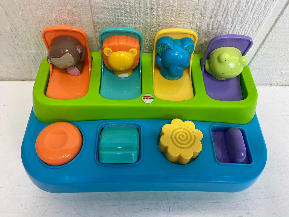 secondhand Fisher Price Brilliant Basics Pop Up Toy