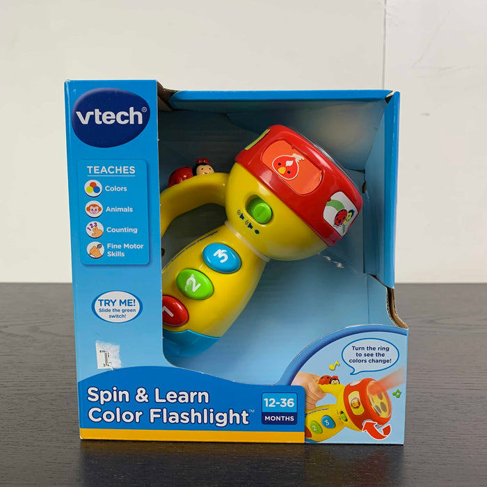 used VTech Spin & Learn Color Flashlight