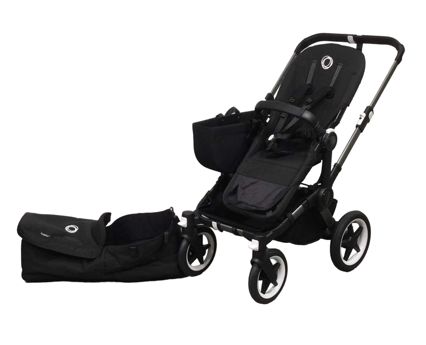 used Bugaboo Donkey 5 Mono Base Stroller, 2023, Graphite, Midnight Black