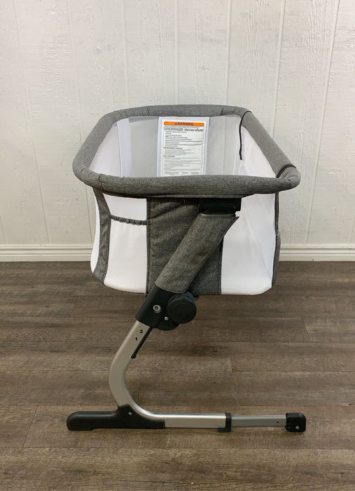 Shop Baby Delight Beside Me Dreamer Bassinet & Bedside Sleeper, Charcoal Tweed at GoodBuy Gear
