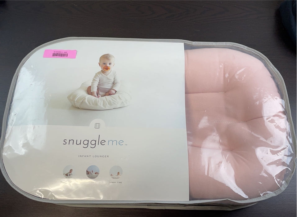 used Snuggle Me Organic Sensory Infant Lounger, Sugar Plum