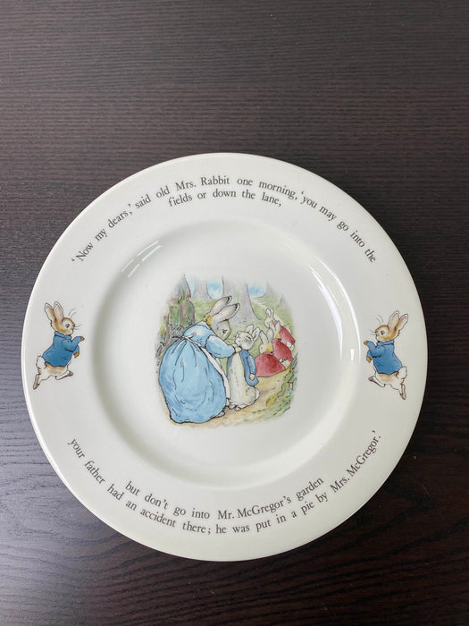 secondhand Wedgwood Peter Rabbit Dishes