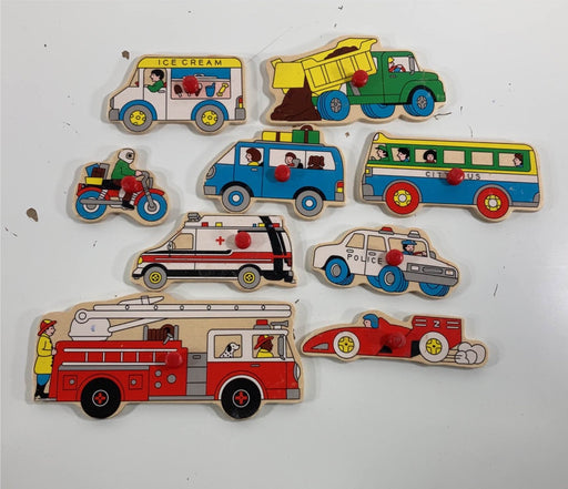 secondhand Eichhorn Wooden Puzzle, 9 Pieces