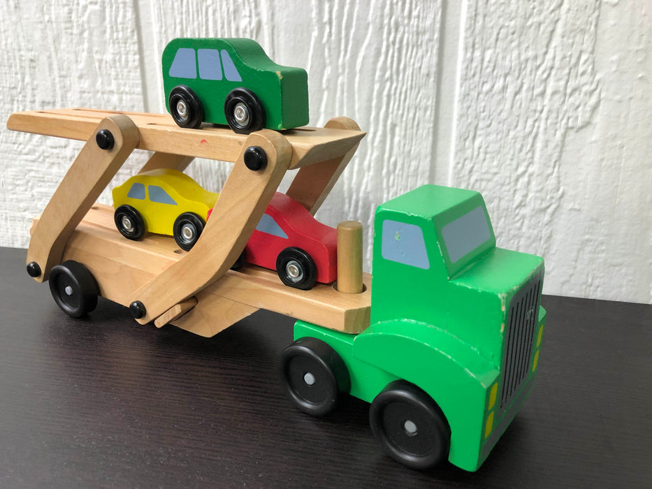 secondhand BUNDLE Melissa & Doug Wooden Vehicles