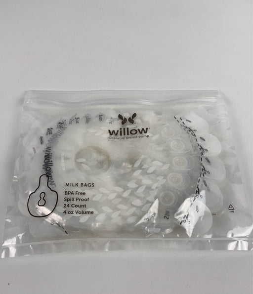 used Willow 4 oz Spill-Proof Breast Milk Bags 24 Count