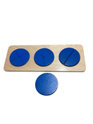 used Monti Kids Montessori Fraction Circles