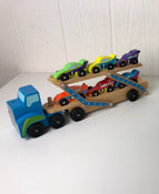 used Melissa & Doug Mega Race-Car Carrier