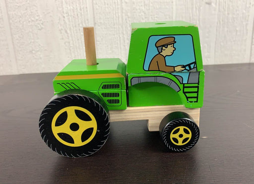 used Bigjigs Toys Wooden Stacking Tractor