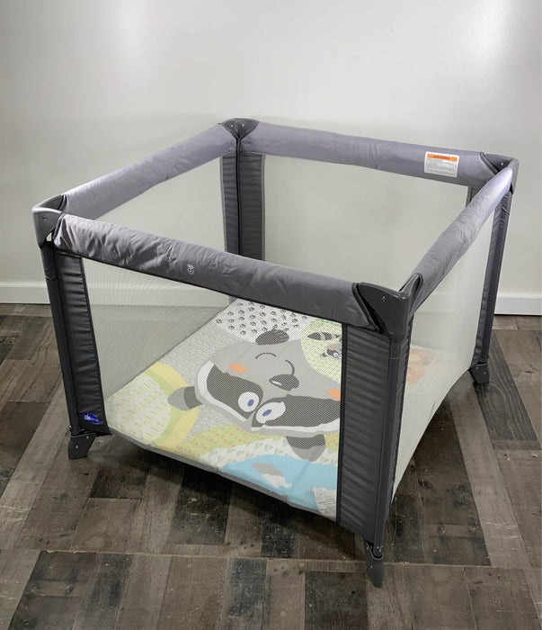 secondhand Chicco Tot Quad Portable Square Playpen, Honey Bear- HIDDEN NEEDS PHOTOS 6/14