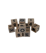 secondhand Pottery Barn Kids Modern Blocks Counting, Shapes And Alphabet Set