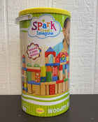 secondhand Spark. Create. Imagine Wooden Blocks