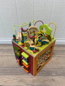 secondhand B. Toys Zany Zoo Wooden Activity Cube