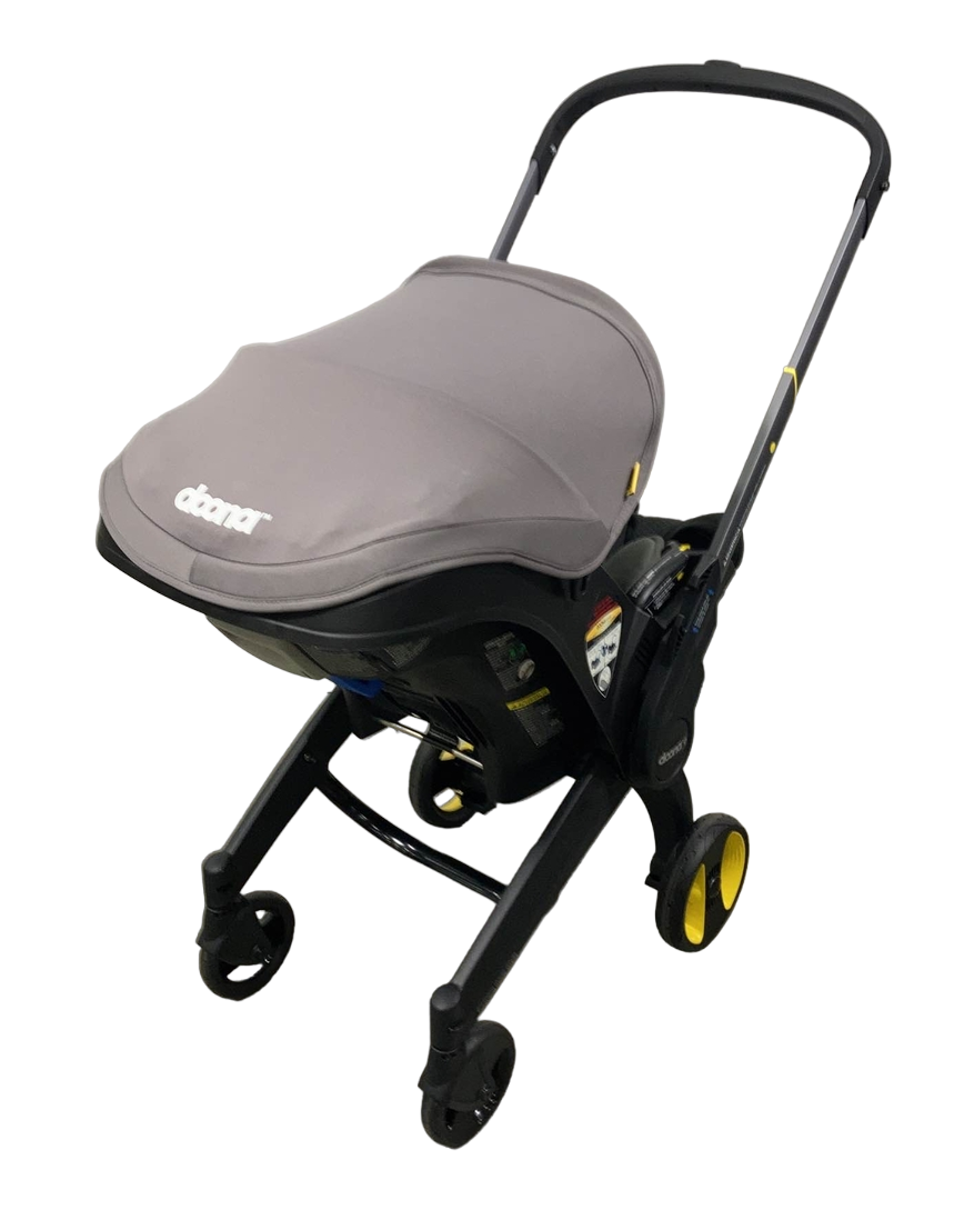 Doona Infant Car Seat & Stroller Combo, 2022, Grey Hound
