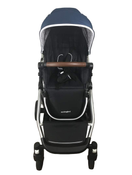 secondhand Mockingbird Single to Double Stroller, 2022, Windowpane, Silver with Penny Leather, Sea