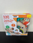 used Bright Starts Tummy Time Prop & Play Mat, Teddy Bear