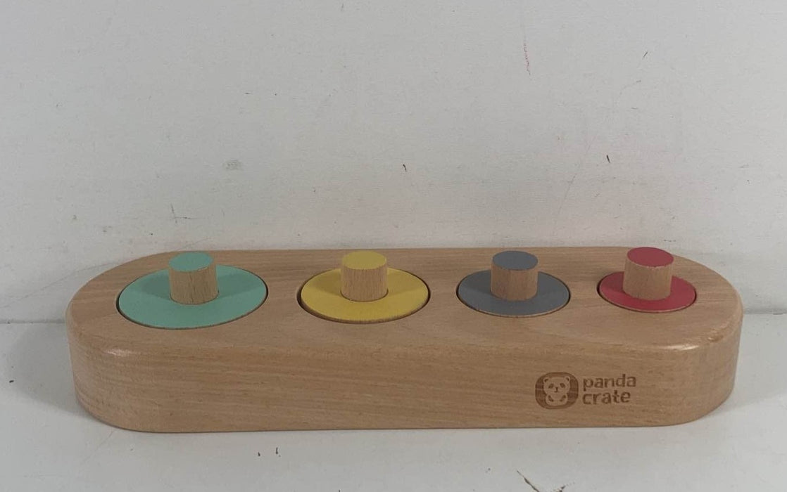 used KiwiCo Panda Crate Cylinder Blocks