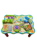 used Melissa & Doug First Play Children’s Jungle Wooden Activity Table