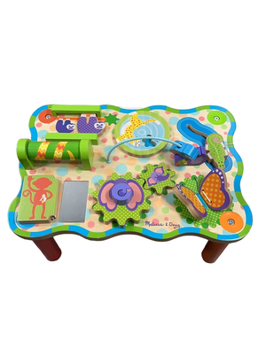 Melissa and doug wooden activity table sales