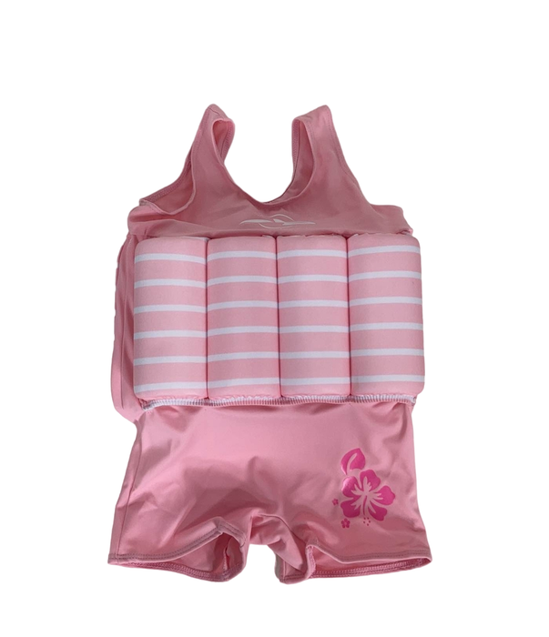 Shop Konfidence Floatsuit, 2-3 yrs, Pink Breton Stripe at GoodBuy Gear