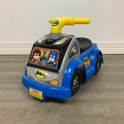 used Fisher Price DC Friends Wheelies Batman Ride-On