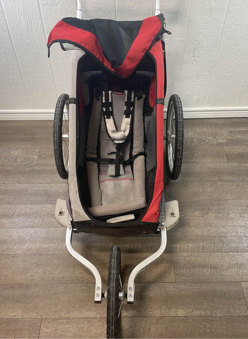 secondhand Thule Chariot Cougar 1 Bike Trailer With Jogging Kit