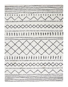 Shop Safavieh Arizona Shag Area Rug 5’ x 7’, Ivory/Black at GoodBuy Gear