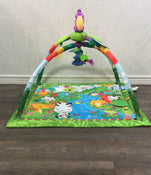 secondhand Fisher Price Rainforest Melodies and Lights Deluxe Gym