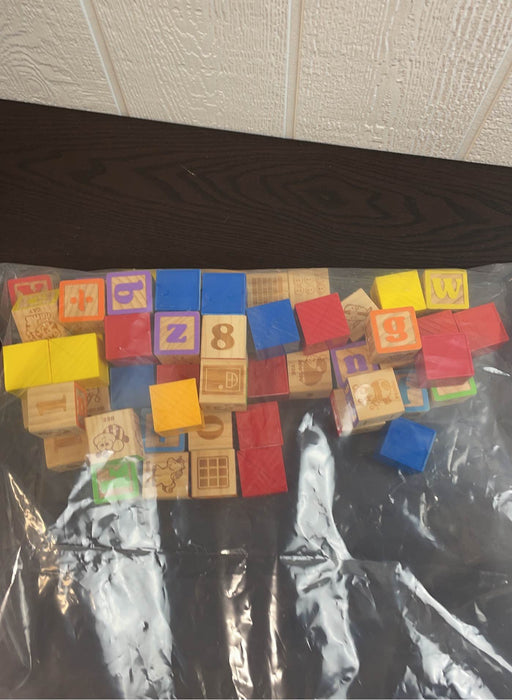used Alphabet Blocks