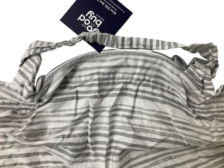 Shop Boppy Nursing Cover, Grey Watercolor Stripe at GoodBuy Gear
