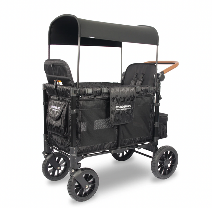 used Wonderfold W2 Elite Multifunctional Stroller Wagon, 2023, Volcanic Black