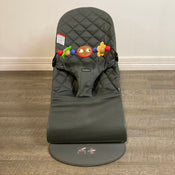 used Baby Bjorn Bouncer Bliss, Anthracite Cotton, With toy bar