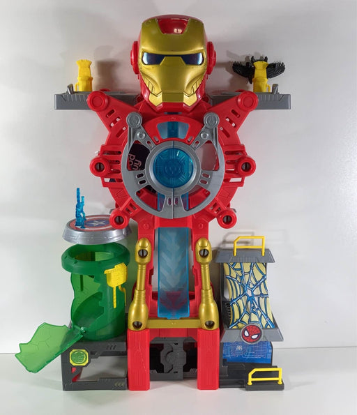 used Playskool Iron Man Headquarters Playset