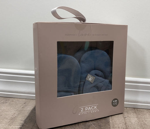 Shop Goumikids Mitts + Boots, Navy, 0-3M at GoodBuy Gear