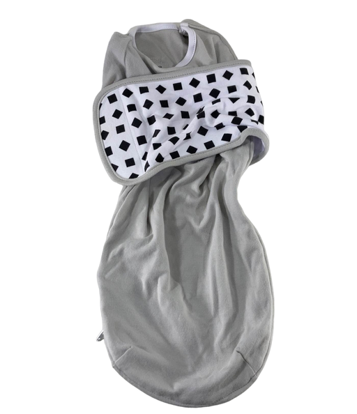 used Nanit Breathing Wear Swaddle, Pebble Grey, Small (0-3m)