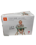 secondhand Stokke Clikk High Chair, White