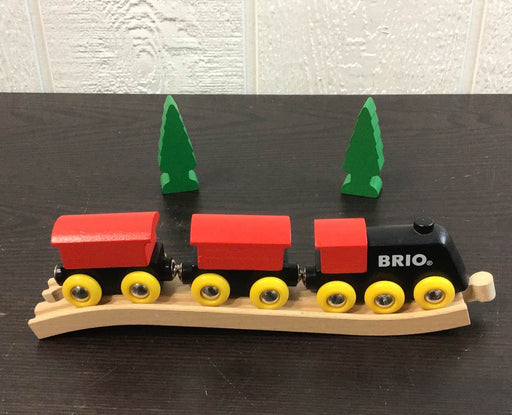 secondhand Brio Classic Deluxe Wooden Railway Train Set