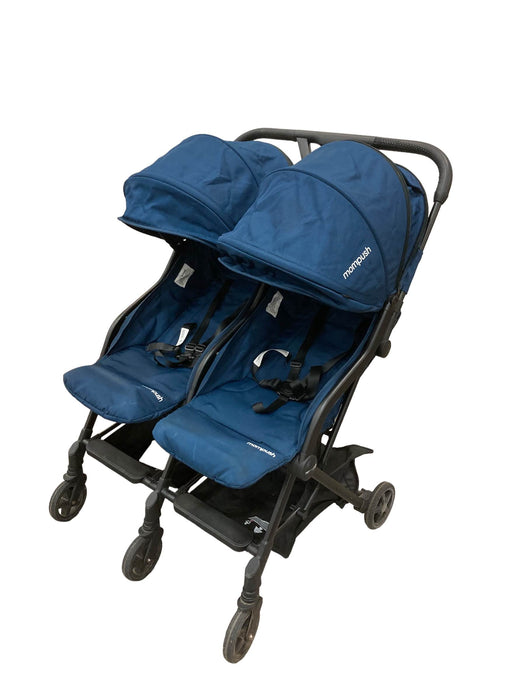 Mompush Lithe Double Stroller, 2021, Navy