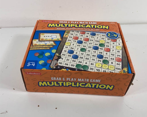 used Lakeshore Multiplication Grab & Play Game