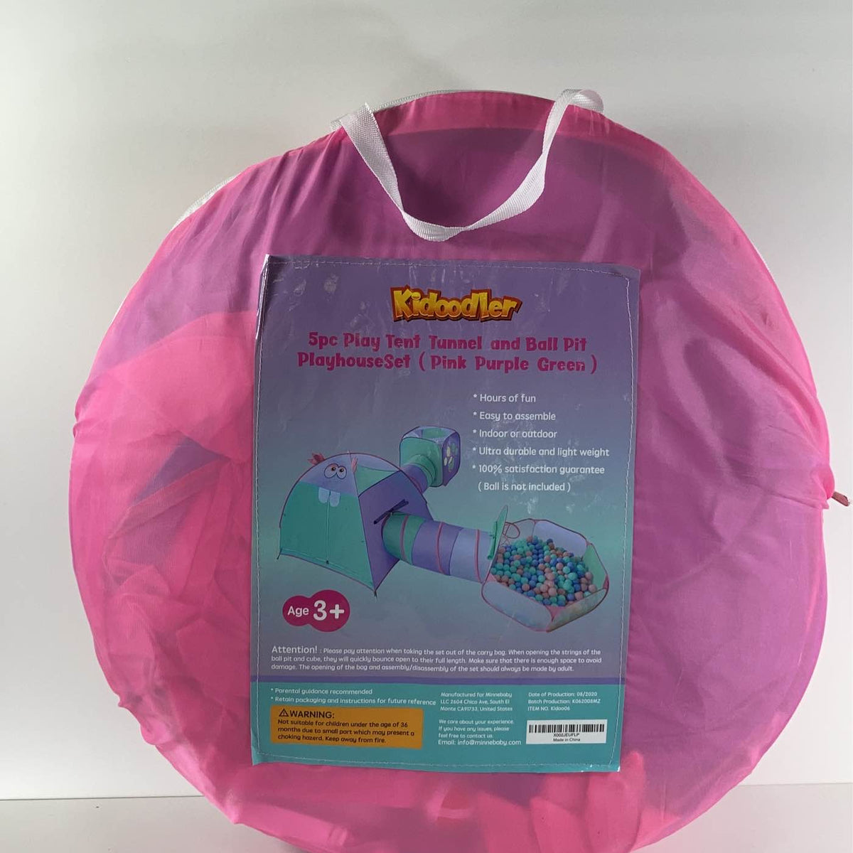 pit tent Kidoodler 5 Piece Play Tent, Tunnel And Ball Pit