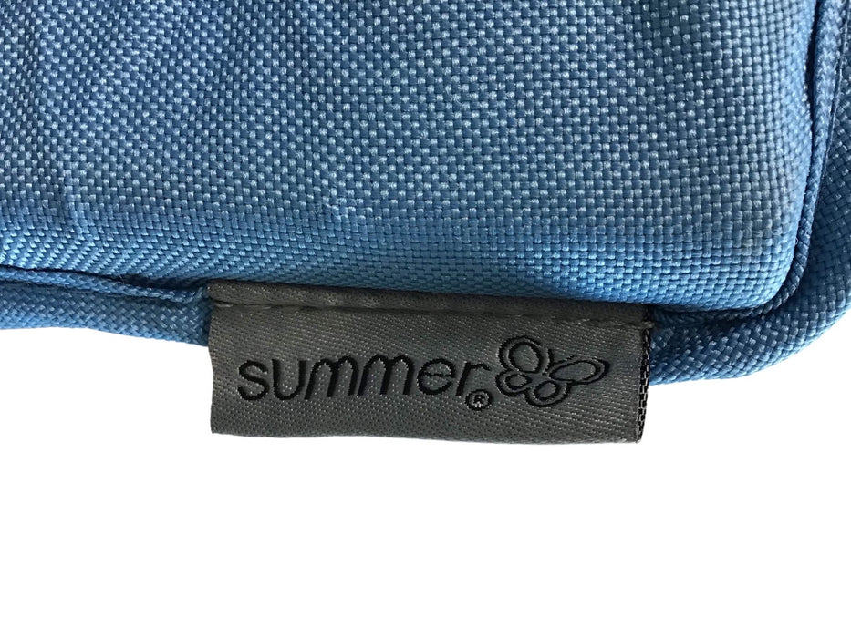 Summer Infant Pop 'n Sit Portable Booster, Original, Dusty Blue