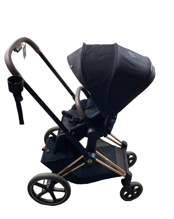 Cybex PRIAM Stroller, Deep Black, Rosegold, 2021