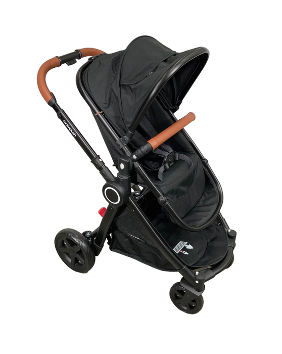 used Mompush Ultimate 2 Baby Stroller, Black with Black Frame, 2023