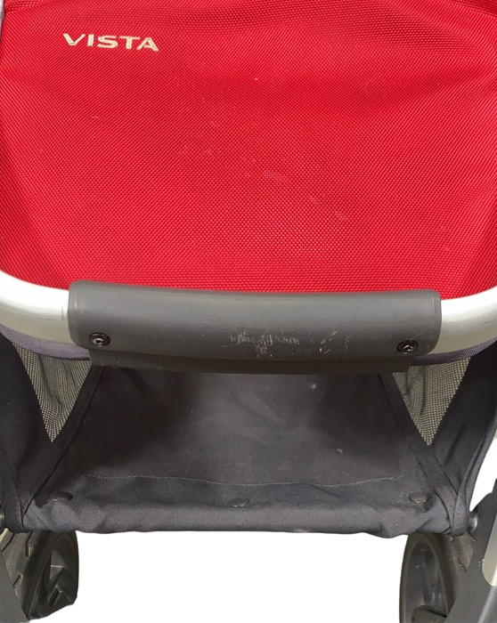 secondhand UPPAbaby VISTA Stroller, Denny (Red Melange), 2014