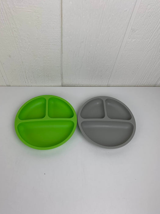 used WeeSprout Silicone Plates For Toddlers