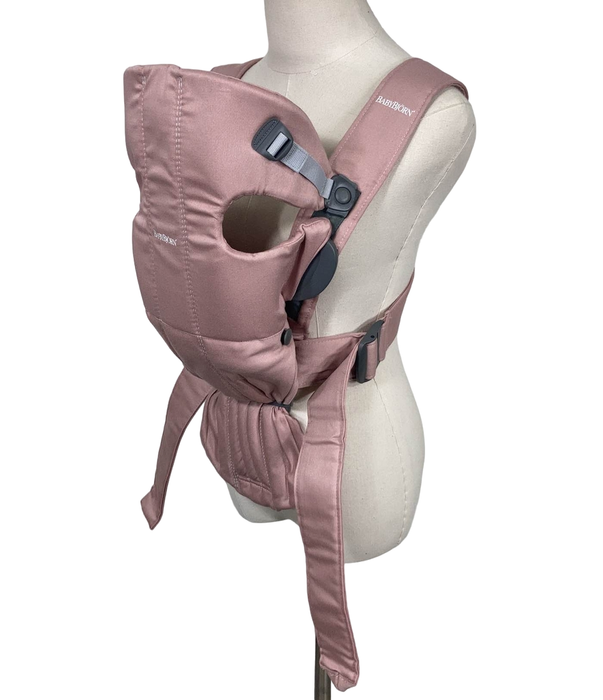 secondhand BabyBjorn Baby Carrier Mini, Dusty Pink Cotton