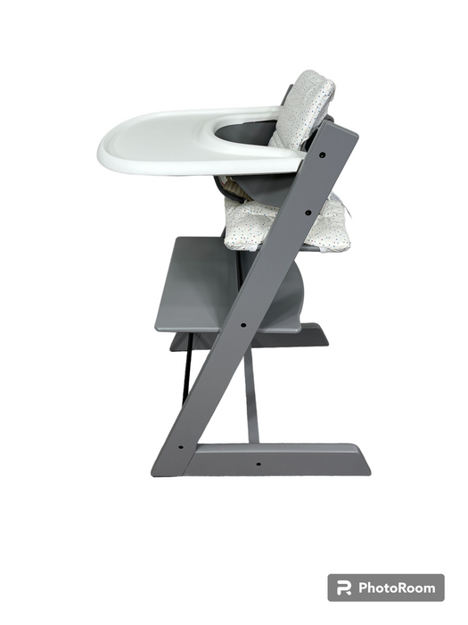 Stokke Tripp Trapp Complete High Chair, Storm Grey, Soft Sprinkle